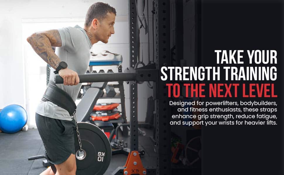 GYMCORE Dip Belt with Chain for Weightlifting 