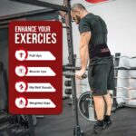 Dip Belt with Chain – Weight Lifting Belt for Dips, Pull-Ups, and Strength Training