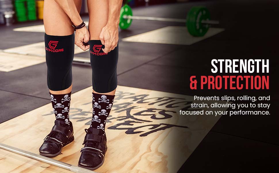 GYM CORE Knee Sleeves For Weightlifting