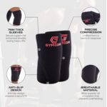 GYM CORE Knee Sleeves For Weightlifting