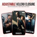 GYMCORE Weight Lifting Back Support Belt - Velcro Locking