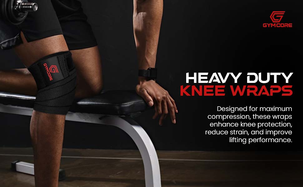 GYM CORE Knee Wraps