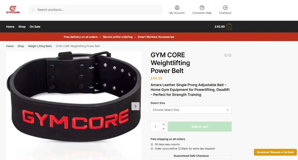 Gymcore buy online fitness active wear accessories