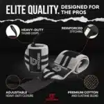 GYMCORE Weight Lifting Heavy-Duty Adjustable Wrist Wraps